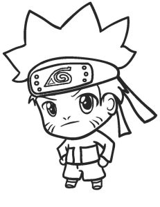 Tô màu Naruto Đáng Yêu