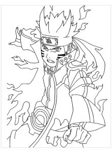 Tô màu Naruto Mạnh Mẽ
