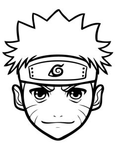 Tô màu Naruto Mỉm Cười