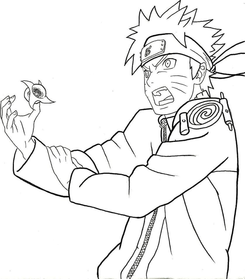 Tô màu Naruto Ngầu Và Mạnh Mẽ