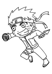 Tô màu Naruto Tý Hon