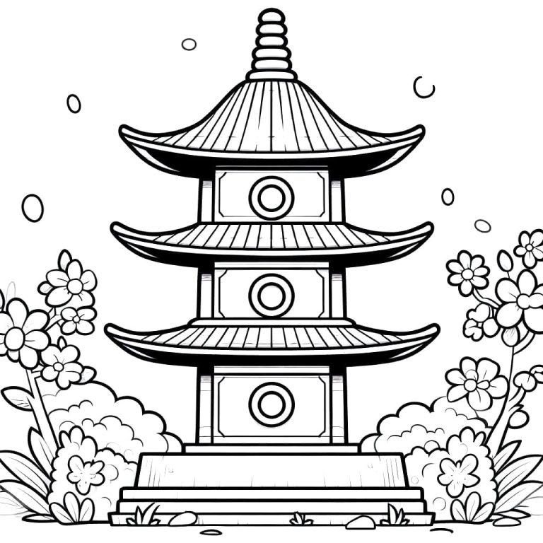 Tô màu Ngôi Chùa Nhỏ