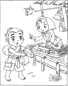 Tô màu Người Anh Hái Bông