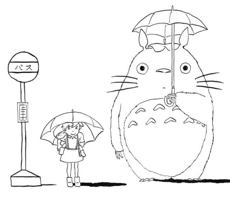 Tô màu Người Bạn Totoro