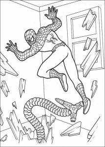 Tô màu Người Nhện Spider Man Ngầu Nhất