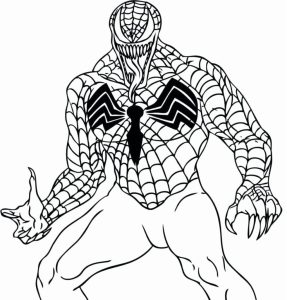 Tô màu Người Nhện Venom