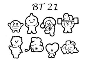 Tô Màu BT21