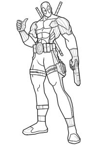 Tô màu Nhân Vật Deadpool