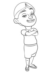 Tô màu Nhân Vật Mail Trong Upin và Ipin