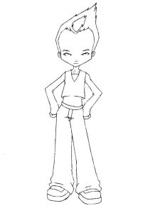 Tô màu Nhân Vật Odd Trong Mật Mã Lyoko