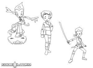 Tô màu Nhân Vật Trong Mật Mã Lyoko
