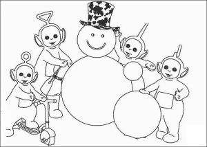 Tô màu Nhân Vật Trong Teletubbies