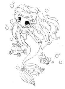 Tô màu Nhân Vật Anime Cute Đẹp