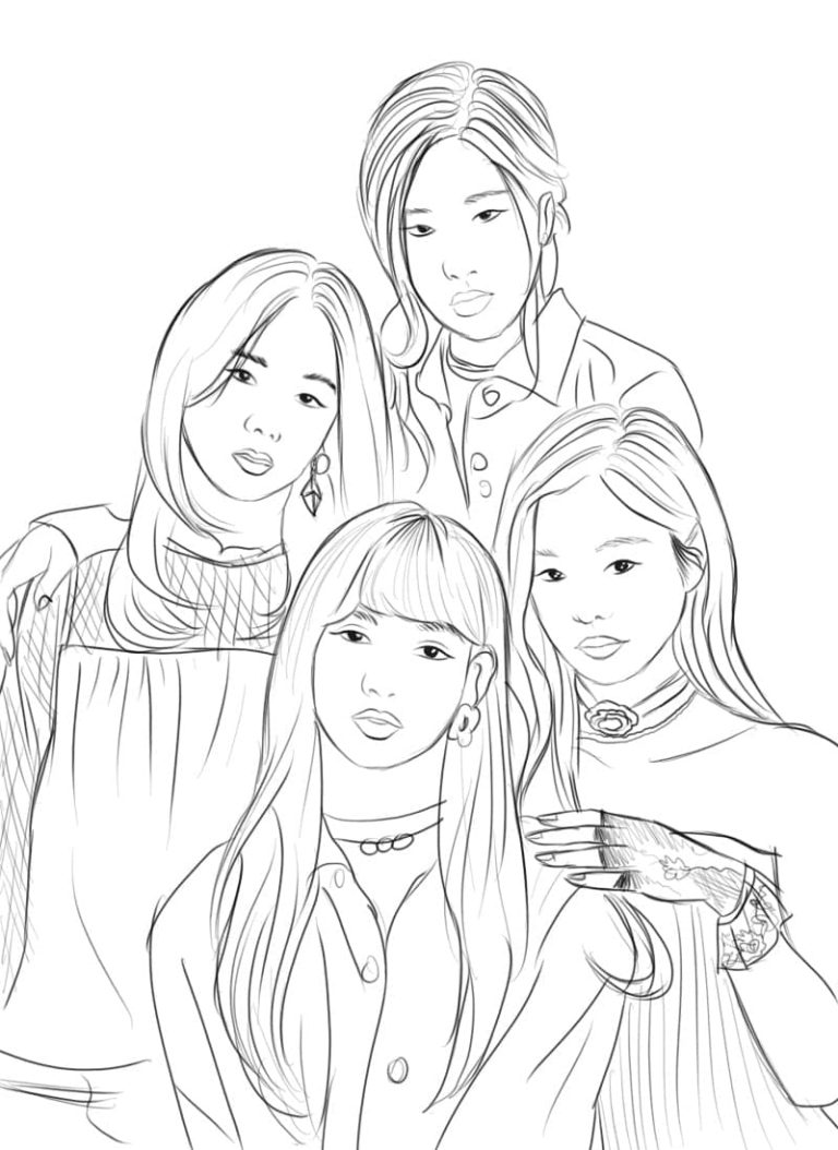 Tô màu Nhóm Blackpink Được Yêu Thích