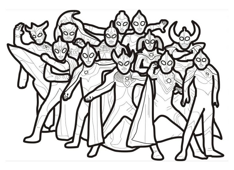 Tô màu Những Ultraman