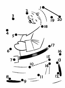 Tô màu Nối Số Giáng Sinh