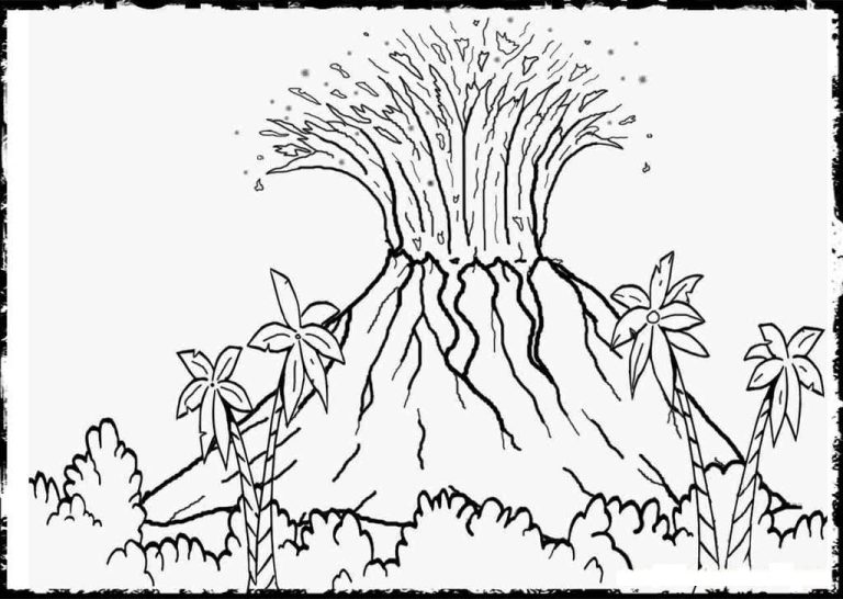 Tô màu Núi Lửa (2)