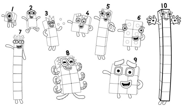 Tô Màu Number Block
