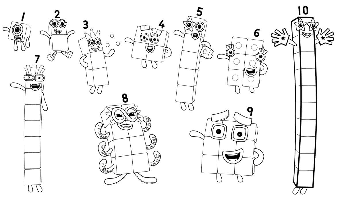 Tô Màu Number Block