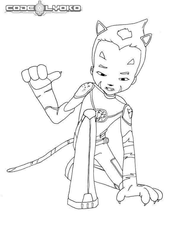 Tô màu Odd Mật Mã Lyoko