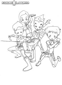 Tô Màu Mật Mã Lyoko 