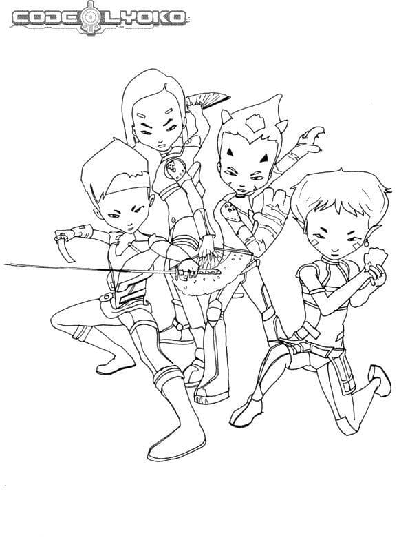 Tô Màu Mật Mã Lyoko 