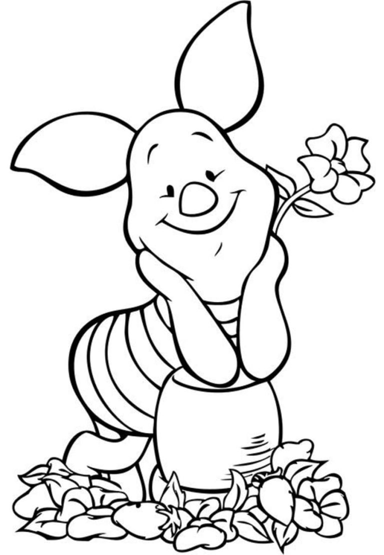 Tô màu Piglet Dễ Thương