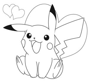 Tô màu Pikachu Đáng Yêu