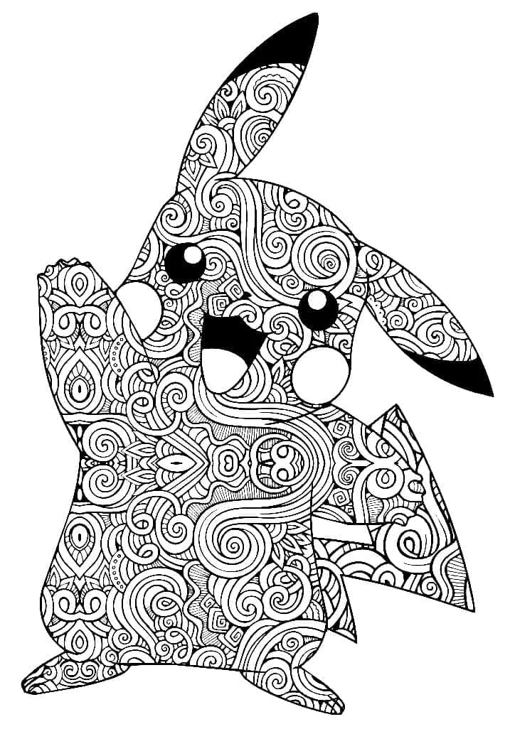 Tô màu Pikachu Đẹp
