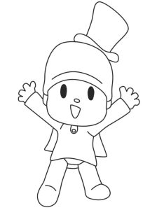 Tô màu Pocoyo Ảo Thuật Gia