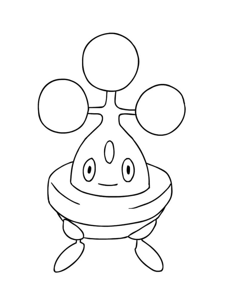 Tô màu Pokemon Bonsly