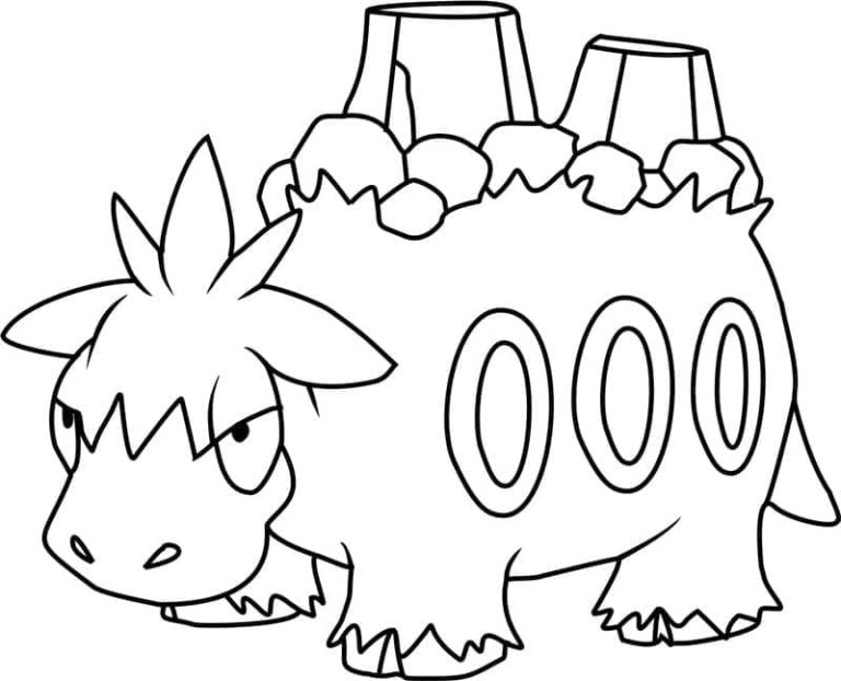 Tô màu Pokemon Camerupt