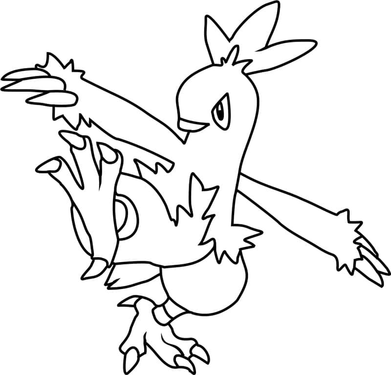 Tô màu Pokemon Combusken
