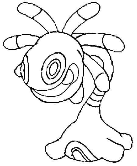 Tô màu Pokemon Cradily