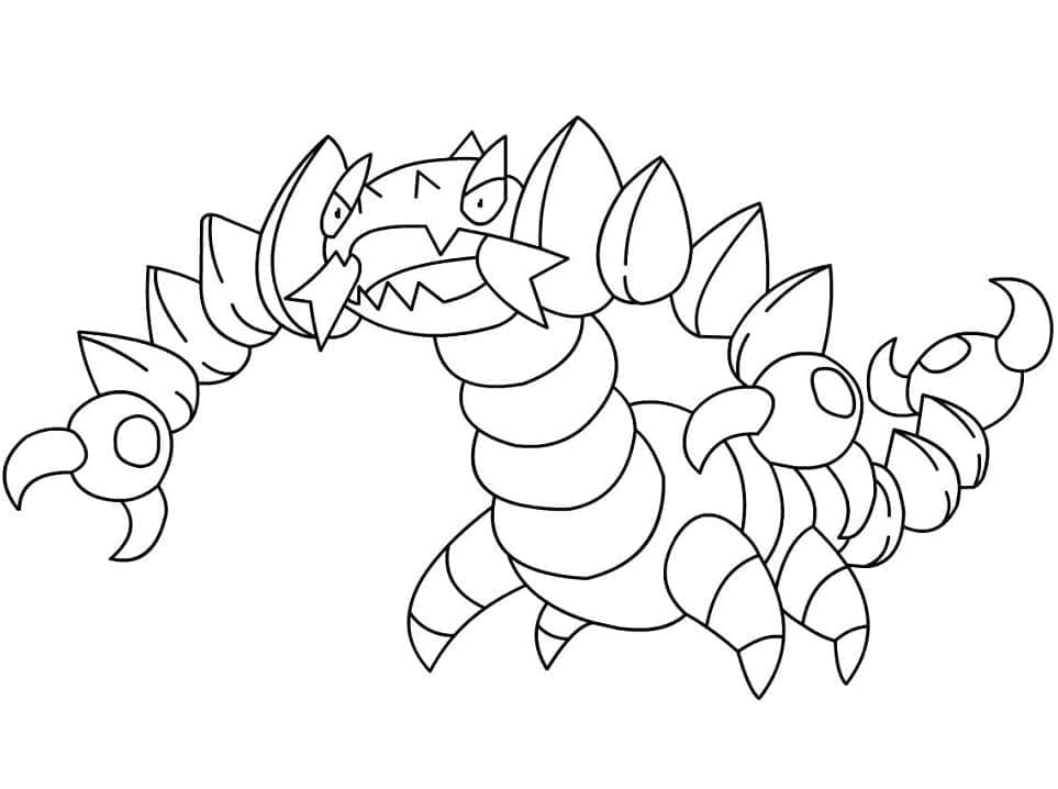 Tô màu Pokemon Drapion