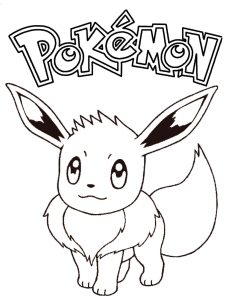 Tô màu Pokemon Eevee