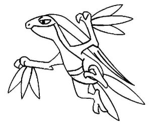Tô màu Pokemon Grovyle