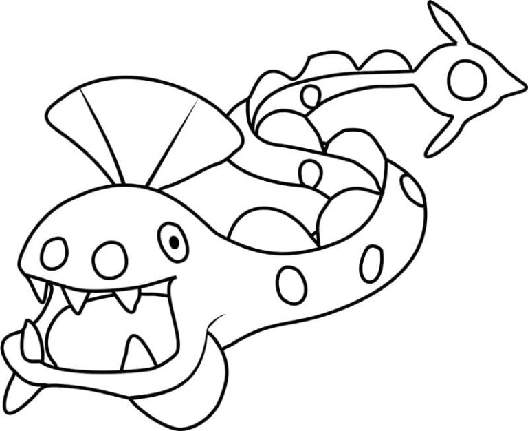 Tô màu Pokemon Huntail