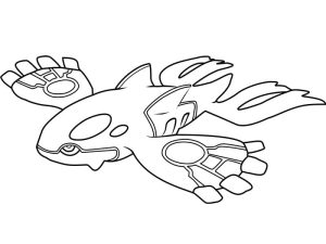 Tô màu Pokemon Huyền Thoại Kyogre
