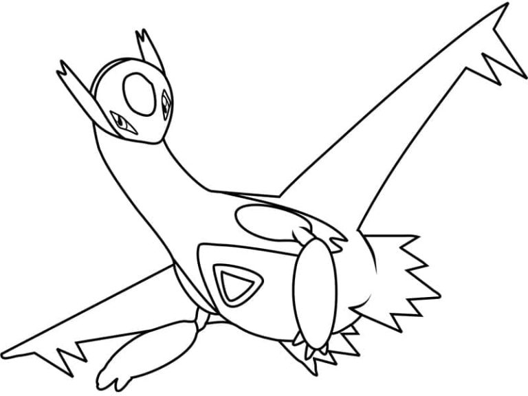 Tô màu Pokemon Latios