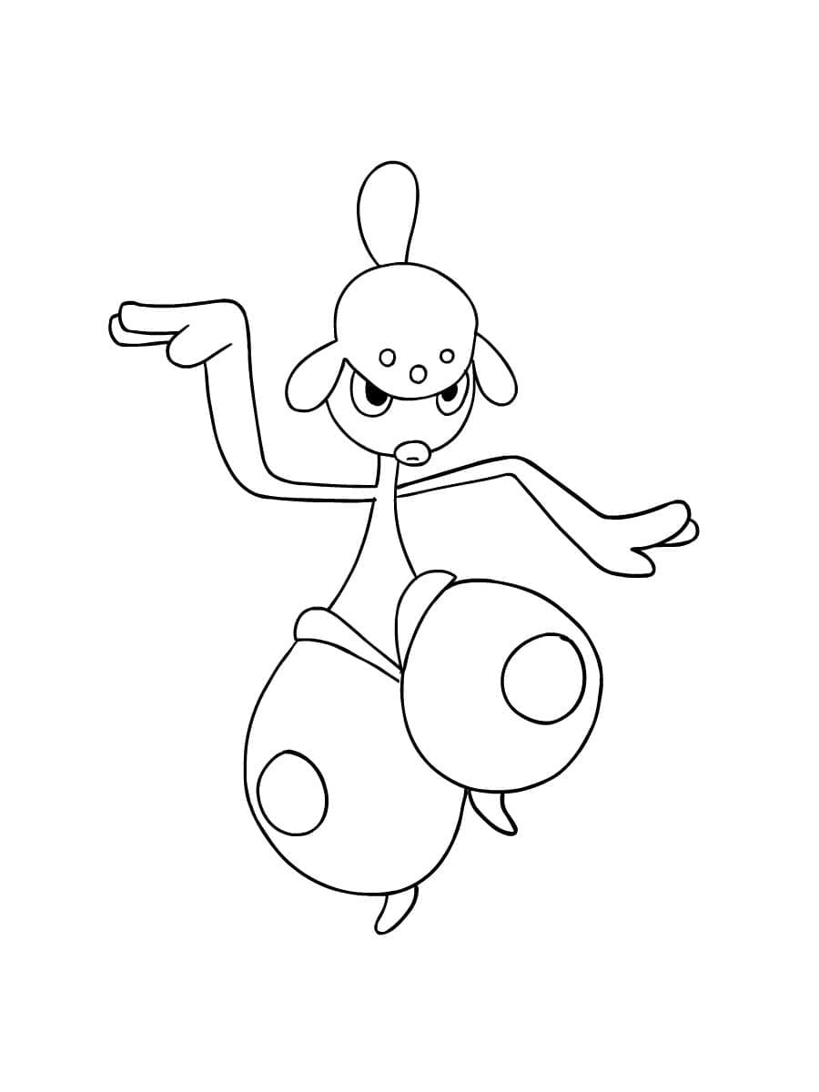 Tô màu Pokemon Medicham