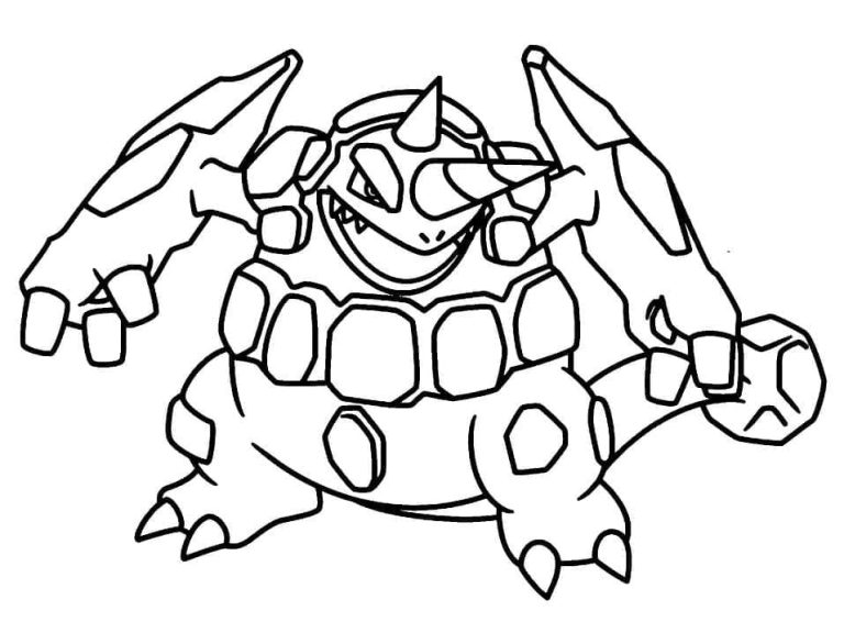 Tô màu Pokemon Rhyperior