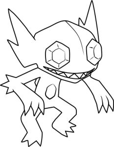 Tô màu Pokemon Sableye