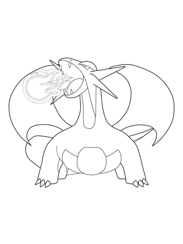 Tô màu Pokemon Salamence