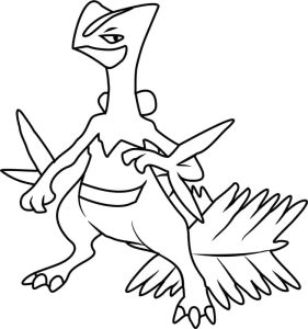 Tô màu Pokemon Sceptile