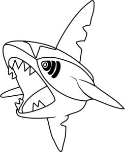 Tô màu Pokemon Sharpedo