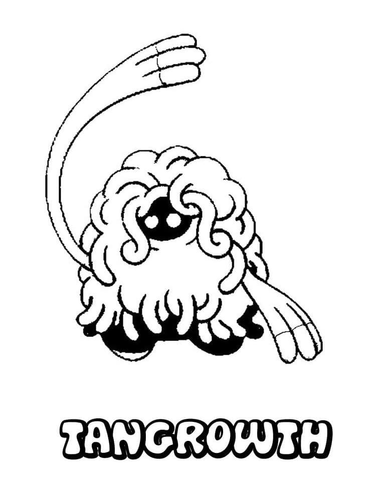 Tô màu Pokemon Tangrowth