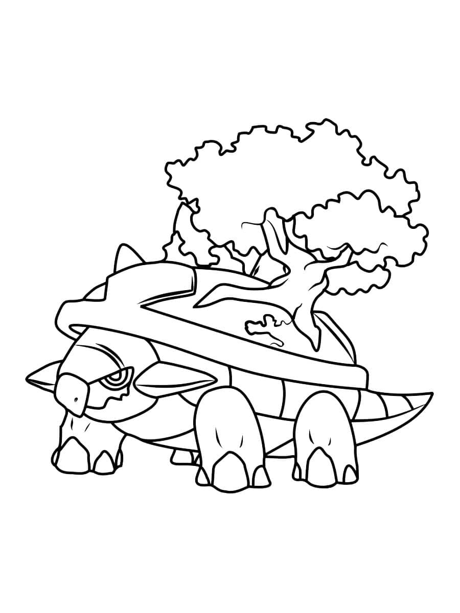 Tô màu Pokemon Torterra