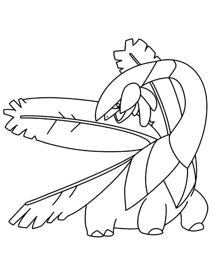 Tô màu Pokemon Tropius