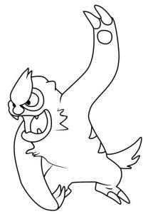 Tô màu Pokemon Vigoroth